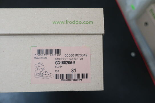 Støvler FRODDO Barefoot Tex Winter G3160205-9 Blue+ Str: 31