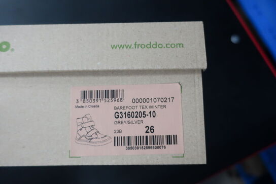 Støvler FRODDO Barefoot Tex Winter G3160205-10 Grey/Silver Str: 26