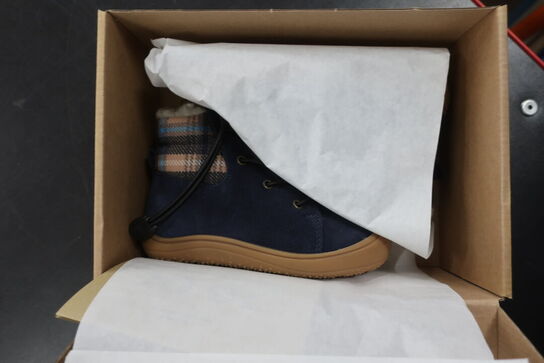 Støvler TIKKI Beetle Leather Blue Str: 24