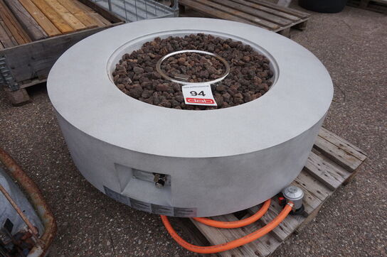 Pizzo havebord med gasvarmer Ø:106 cm 