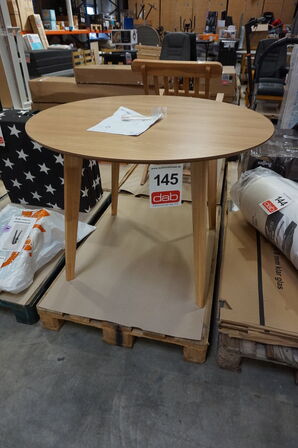 Roxby spisebord rundt Ø: 105 cm Eg-look 