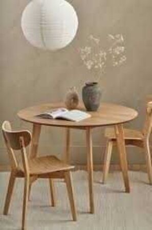 Roxby spisebord rundt Ø: 105 cm Eg-look 