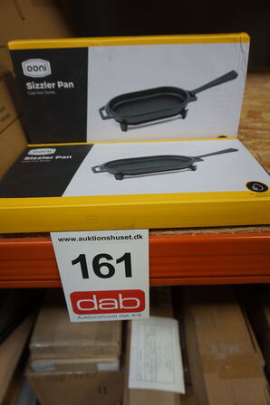 2 stk Ooni sizzler stegepander støbejern