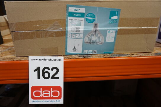 Eglo Tindori pendel, børstet stål, Ø38 cm 