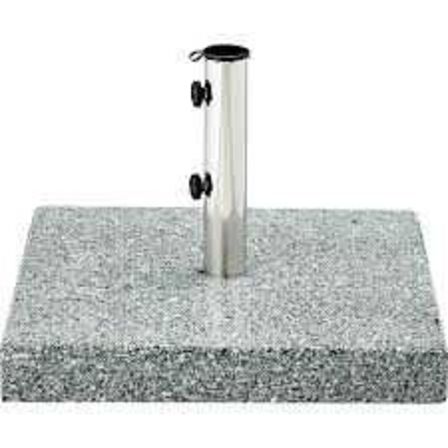 Rio Grande parasolfod grå granit - 60 kg