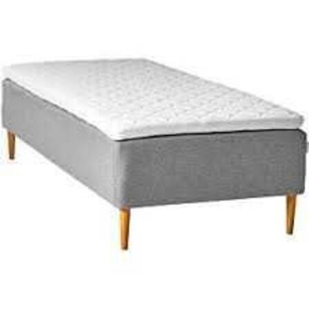 Huma Nordic boxmadrasseng 90x200 cm m. Latex top & træben 