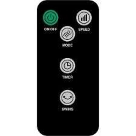 Epiq tårnventilator 50 W med fjernbetjening 