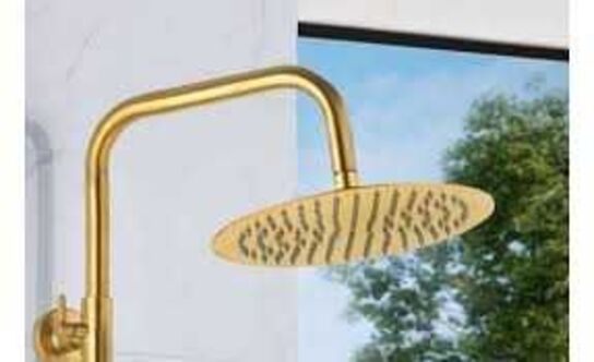 Bluerain Shower spa brusesæt med armatur Messing