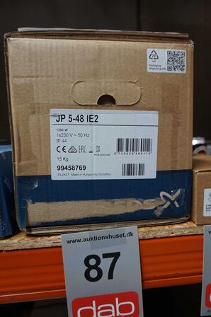 Grundfos JP 5-48 Horisontal selvansugende jetpumpe
