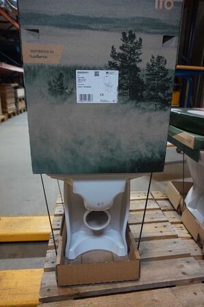 Ifö Spira toilet med P-Lås uden skyllekant