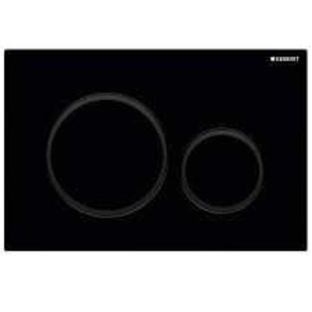 Geberit Sigma 20 betjeningsplade Blanksort
