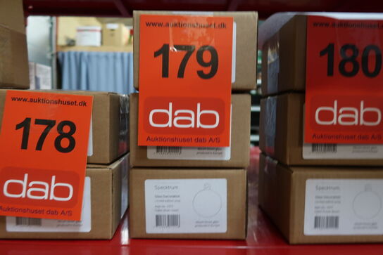 12 stk. Specktrum Glasdekoration - Blush mixed