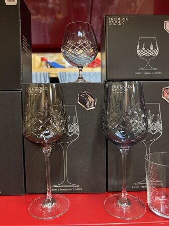 14 stk. ass. Frederik Bagger glas