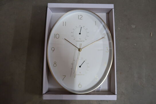 Vægur aluminium 34,5 x 27,1 cm