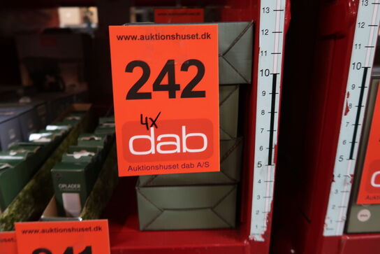 4 pk. Cozzy solcelle havefakler stål 2 stk. Ø6xH41 cm