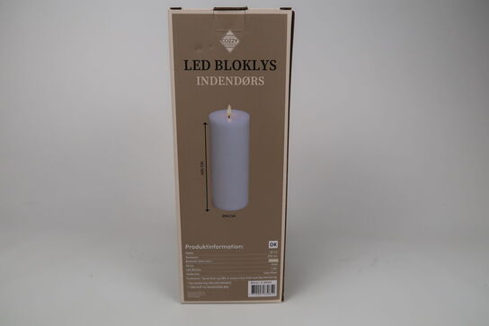 3 stk. Cozzy LED bloklys 25 cm 