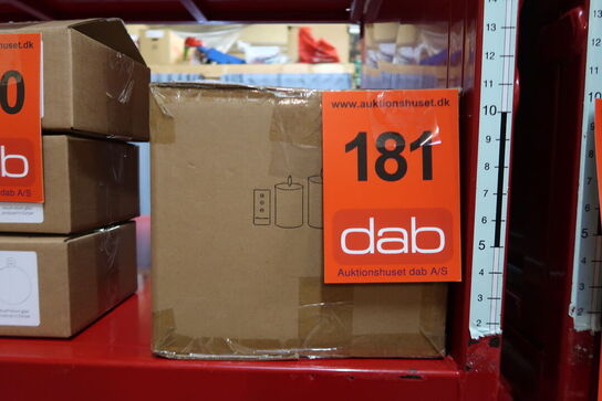 9 stk. ass. Specktrum Glasdekoration