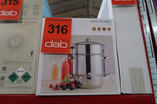 Saftkoger stål 8 liter