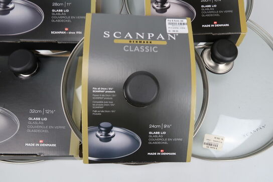5 stk. ass. Scanpan låg 