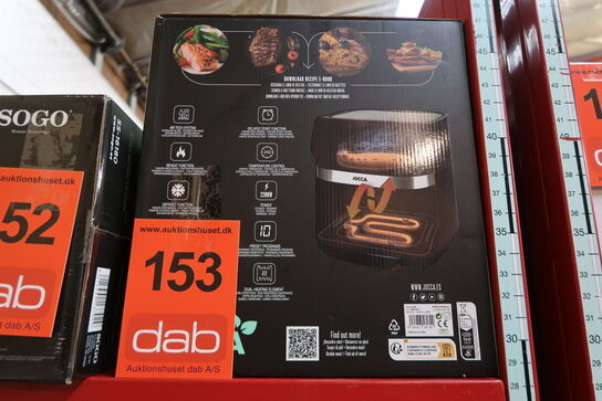 Jocca Digital airfryer 9 liter 2200 watt