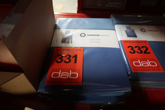 2 sæt Nordisk Tekstil Detox sengetøj blå 140x200 cm