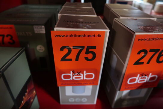 3 stk. Cozzy LED bloklys Ø10 x H20 cm