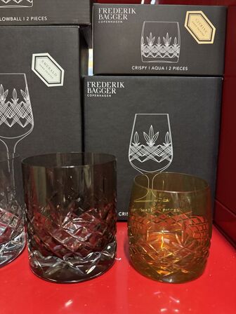 14 stk. ass. Frederik Bagger glas