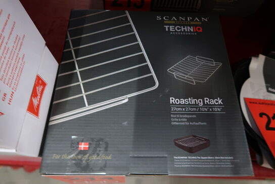 2 stk. Scanpan TechnIQ rist 27x27 cm til bradepande