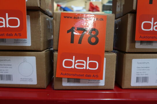 8 stk. Specktrum Glasdekoration - Midnight blue