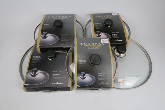 5 stk. ass. Scanpan låg 
