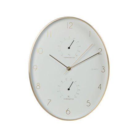 Vægur aluminium 34,5 x 27,1 cm