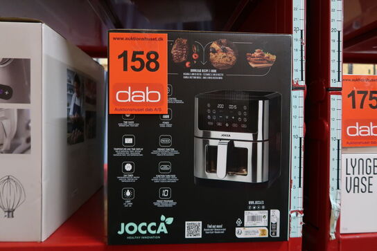 Jocca Digital Airfryer & Dehydrator 8 liter black/steel