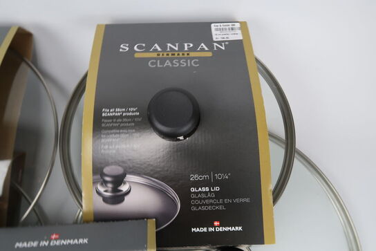 5 stk. ass. Scanpan låg 
