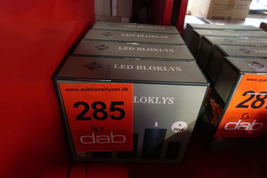 4 pk. Cozzy LED bloklys grøn med fjernbetjening udendørs 3 stk.