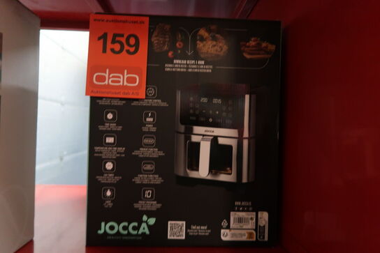 Jocca Digital Airfryer & Dehydrator 8 liter black/steel