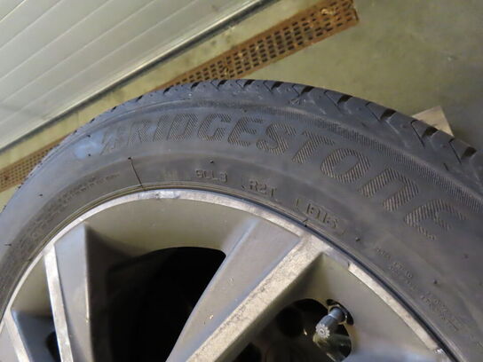 Alu fælge NISSAN med BRIDGESTONE dæk 195/55R16