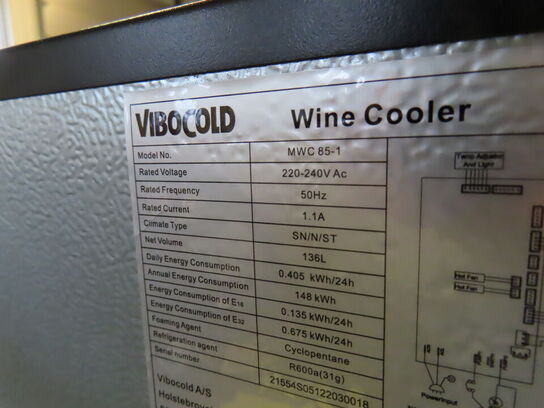 Vinkøleskab VIBOCOLD MWC 85-1