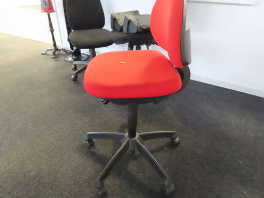 Skrivebordsstol rød