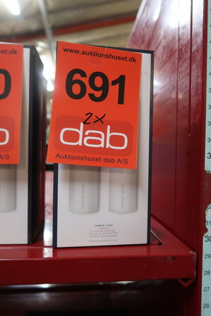 2 pk. Georg Jensen bloklys 2 stk. H25 cm Ø6cm