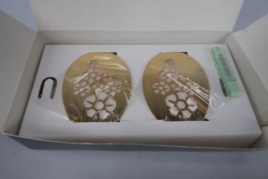 4 pk. Georg Jensen påskeæg 2023 ornament guld