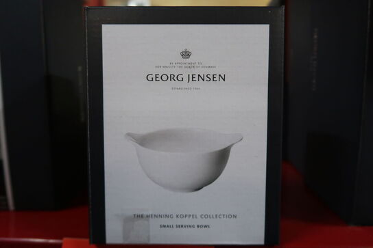 3 stk. Georg Jensen Koppel Dinnerware hvid skål small 12cm
