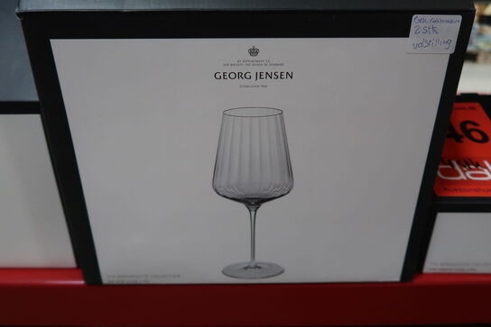 2 stk. Georg Jensen Bernadotte rødvinsglas 54 cl