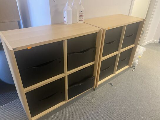 To lave reoler med skuffemoduler EFG