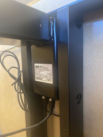 Fem hæve/sænkeborde 