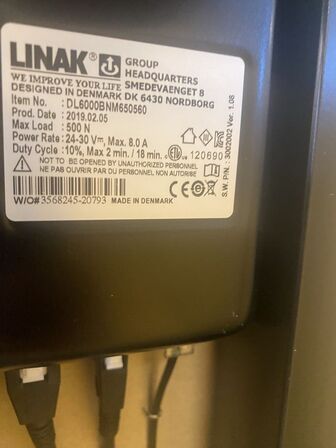 Fem hæve/sænkeborde 