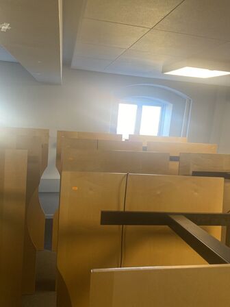 Fem hæve/sænkeborde 