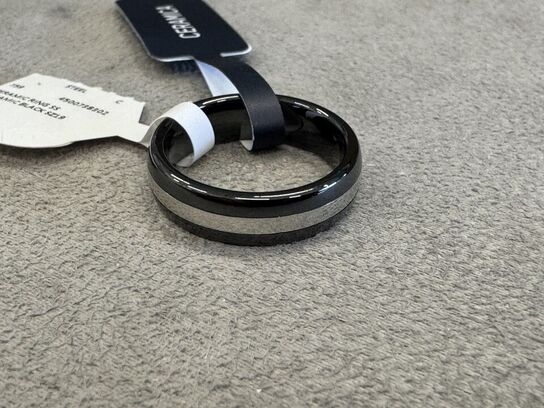 Fingerring MASERATI CERAMIC RING SS CERAMIC BLACK SZ21