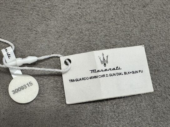 Armbåndsur  MASERATI TRAGURADO 45 MM CHR D GUN DIAL BLK+GUN PU