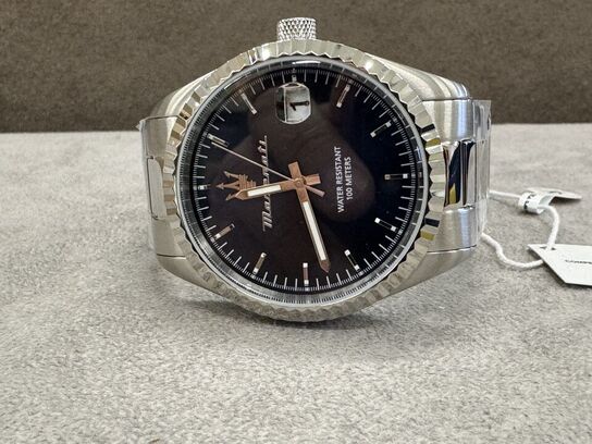 Armbåndsur  MASERATI COMPETIZIONE 43 MM 3H BLUE DIAL BR SS