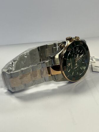 Armbåndsur  MASERATI COMPETIZIONE 43 MM CHR GREEN DIAL BR SS+RG